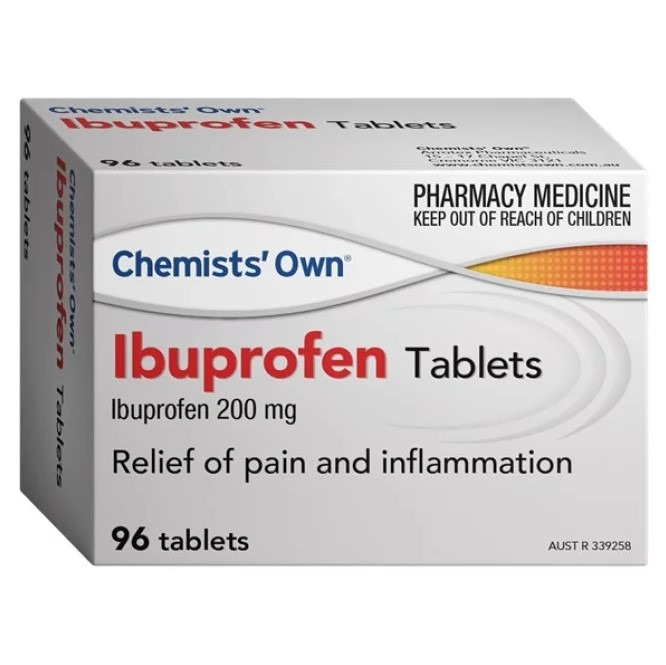 Chemists Own Ibuprofen 200mg 96 Tablets