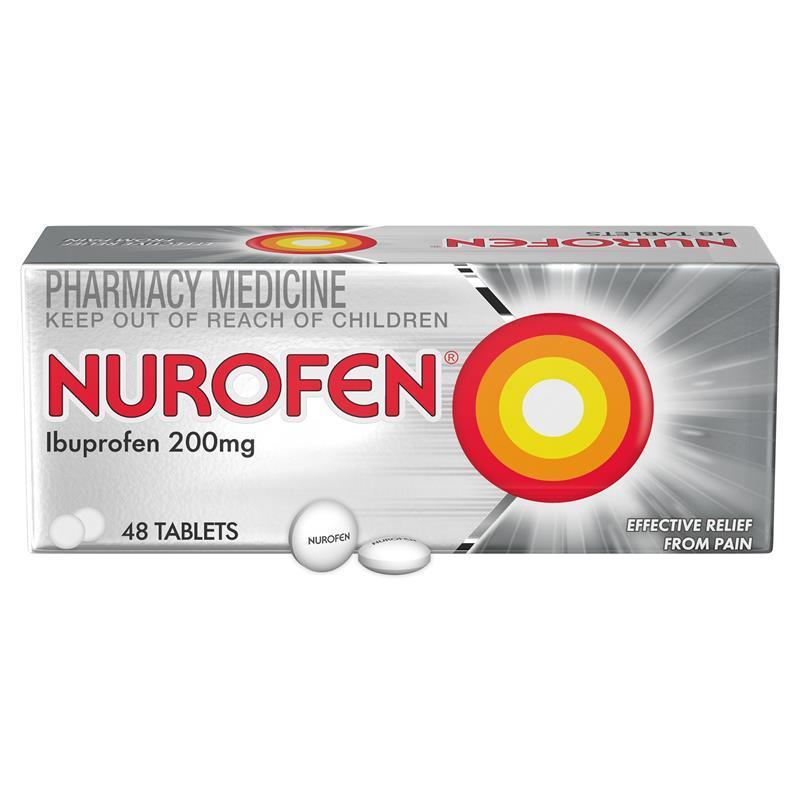 Nurofen Pain Relief 200mg Tablets 48 Pack - Ibuprofen