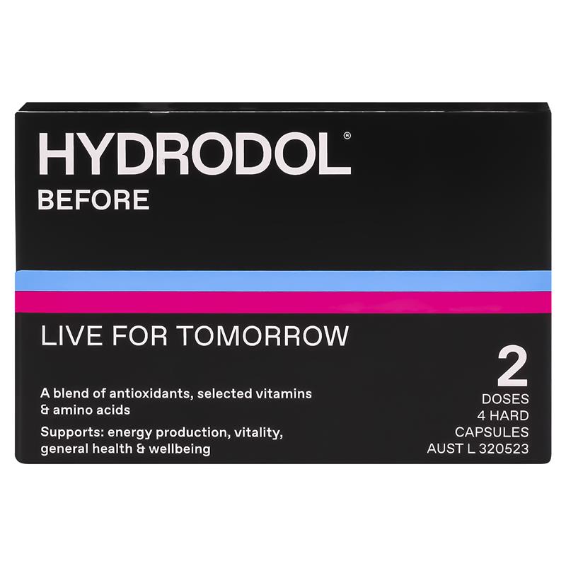 Hydrodol Before 2 Dose Capsules 4 Pack