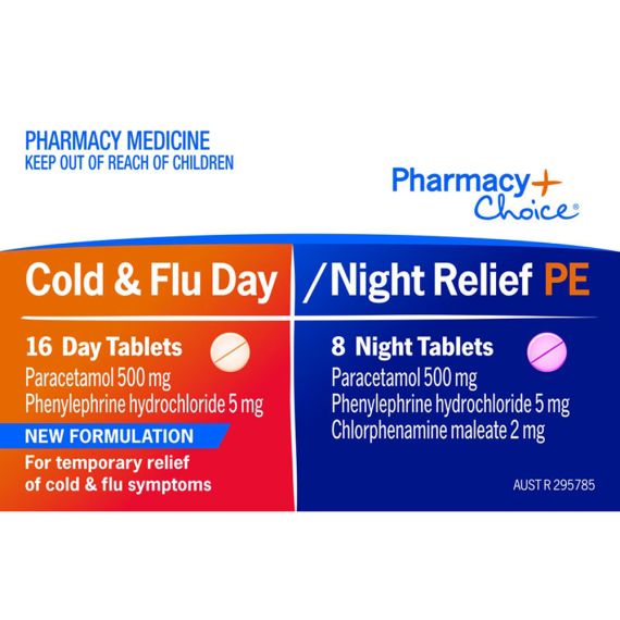Codral PE Cold & Flu Day & Night Tablets 24 Pack
