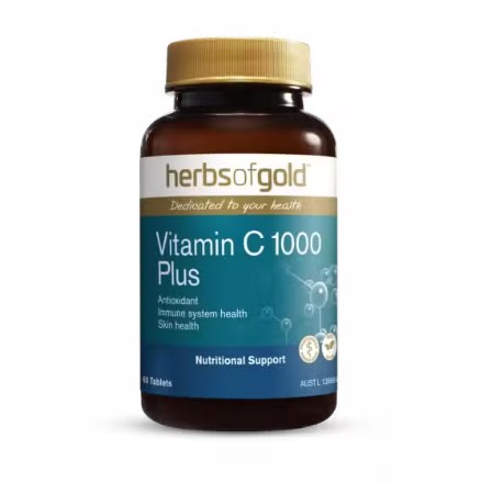 Herbs of Gold Vitamin C 1000mg Tablets 60 Pack