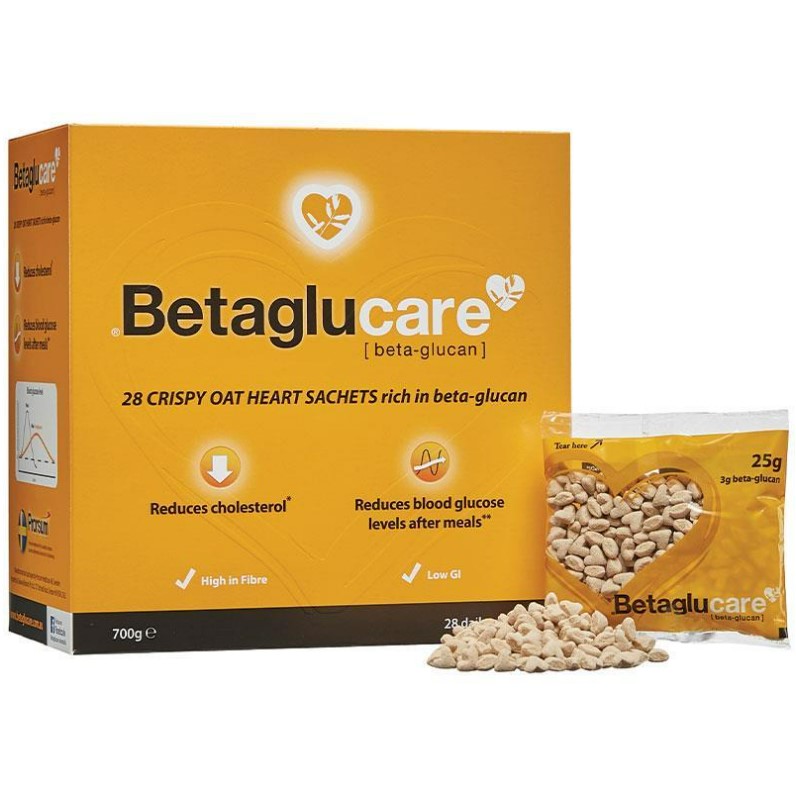 Betaglucare Oat Crispy Hearts Sachets 28 x 25g