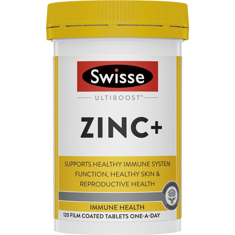 Swisse Ultiboost Zinc+ Tablets 120 Pack