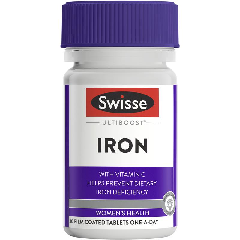 Swisse Ultiboost Iron Tablets 30 Pack